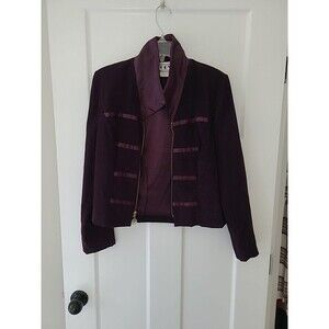 DBY Ltd Jacket Dark Purple Dress Casual Ladies Jacket.
